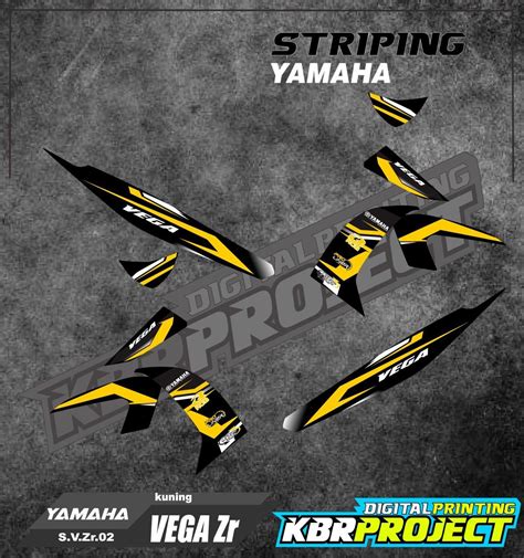 Decal stiker striping variasi motor yamaha vega zr the most race. Striping Decal Vega Zr : Jual Produk Striping Motor Vega ...