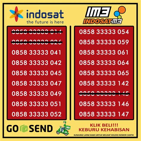 Apasih perbedaan 32k dan 64k pada sim card operator? Jual Nomor Cantik Perdana Indosat M3 Nocan Seri Panca 3 ...