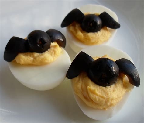 Happier Than A Pig In Mud Batty For Halloween Deviled Eggs