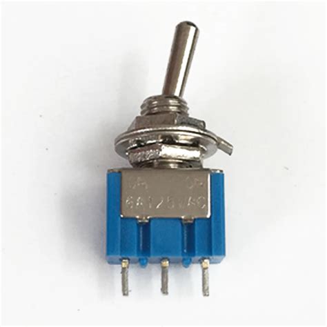Pcs Blue Mini MTS Pin SPDT ON ON A AC V Miniature Toggle Switches In Switches From