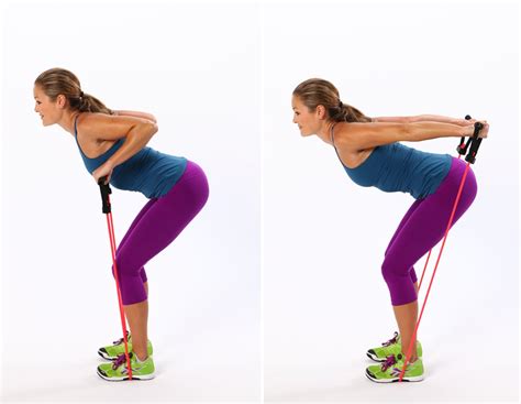 Triceps Press With Resistance Band Tone Those Triceps With These 6