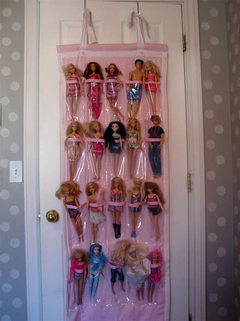 An organized barbie collection is a girl's dream. 20 Simple and Affordable DIY Toy Storage Ideas