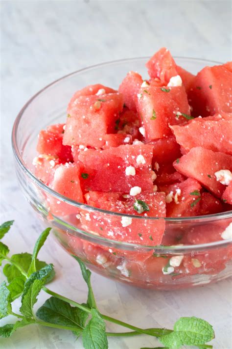 Watermelon Mint and Feta Salad