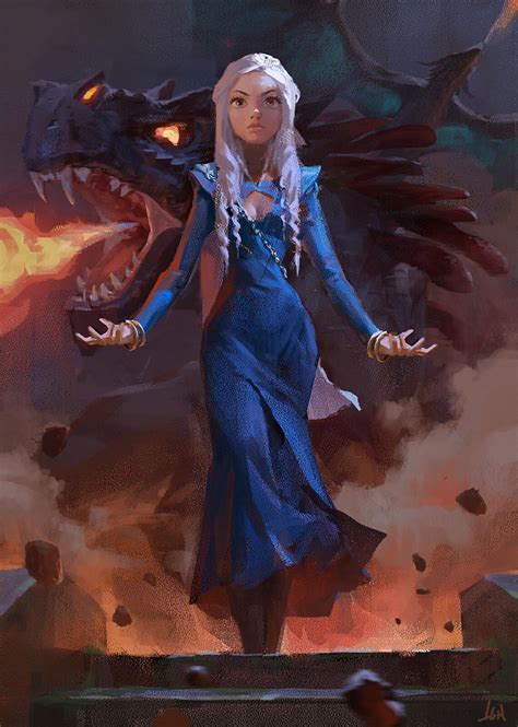 Daenerys Targaryen Fan Art Book Daenerys Targaryen By Morigalaxy On