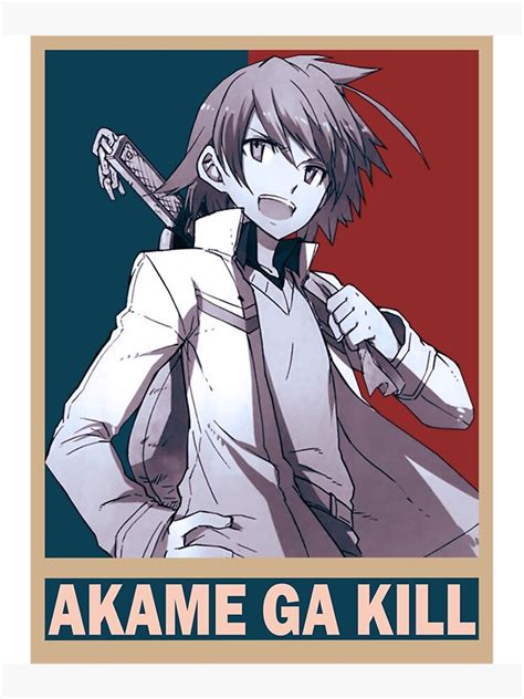 Tatsumi Akame Ga Kill Akame Ga Kiru Vintage Vektor Anime Design