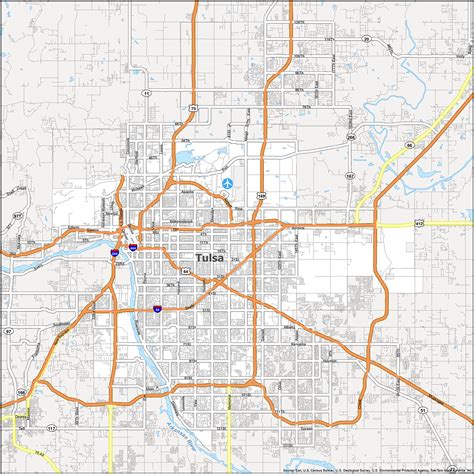 Map Of Tulsa Oklahoma Gis Geography