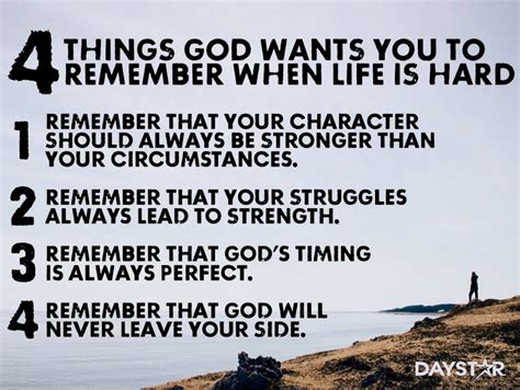 4 Things God Wants You To Remember When Life Is Hard