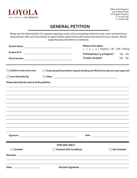 FREE 14+ Legal Petition Forms in PDF | MS Word