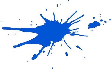 Blue Paint Ink Paint Png Download 33702092 Free Transparent Blue