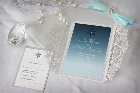 Learn how to prepare yours easily. Luxurious Snowflake Laser Cut Winter Wedding Invitation ...