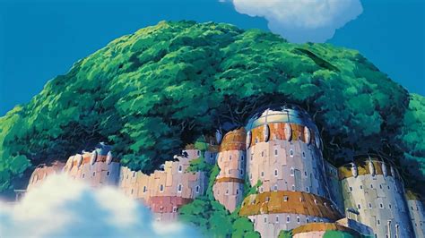 Game digital wallpaper, studio ghibli, howl's moving castle, mountains. Ghibli Wallpapers ·① WallpaperTag