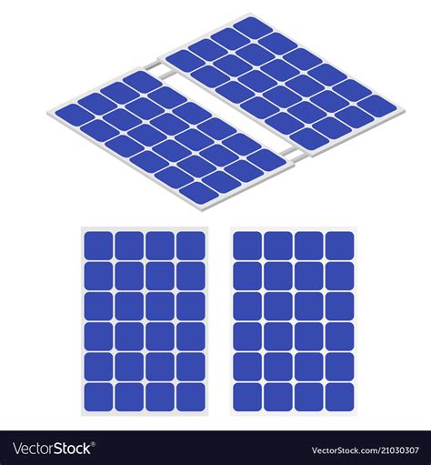 Renewable Energy Solar Energy Solar Panel Vector Image