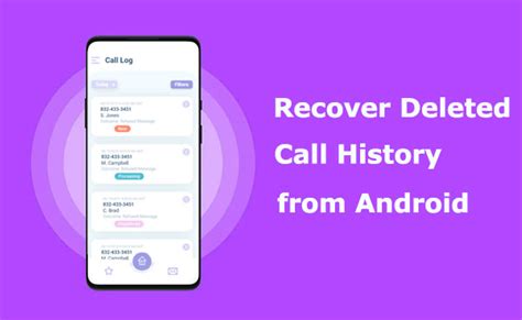 5 Ways Of How To Recover Deleted Call History On Android