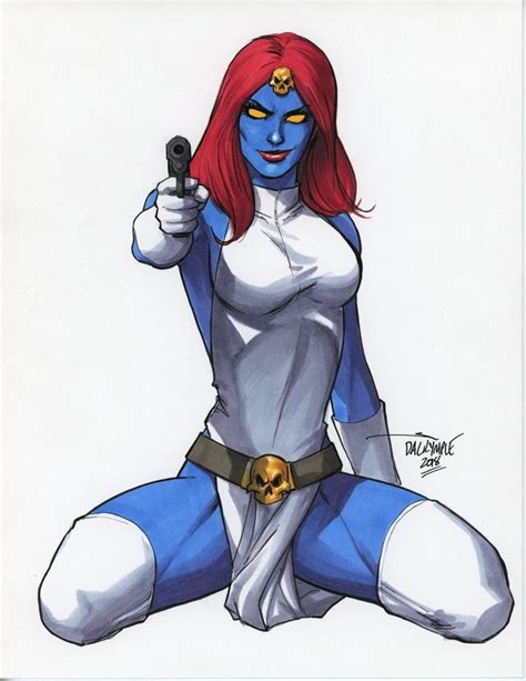 Sexy Mystique Marvel Comics X Men Original Art By Scott Dalrymple Cgc It