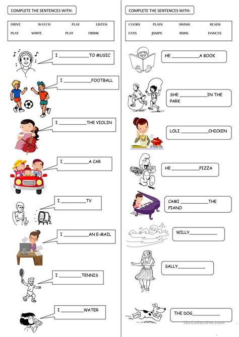 Worksheet For English Beginners