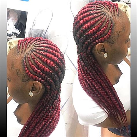 Zigzag ghana braids hairstyles were intentionally worn in the distant past, when slavery was still prevalent, as a peaceful but make sure that the entire sections hair is braided. Latest Ghana Weaving Hairstyles 2017 | FabWoman