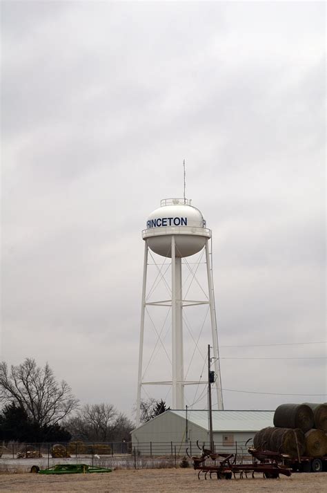 Princetonks Watertower Water Tower Windmill Water Water Tank