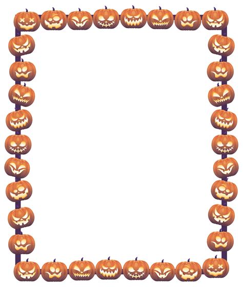 Best Halloween Printable Frames And Borders Pdf For Free At Printablee