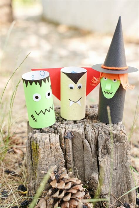 Spooky Halloween Characters From Toilet Paper Rolls Diy And Crafts