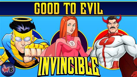 Invincible Characters Good To Evil 🦸 Youtube