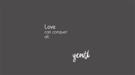 Love Can Conquer All Yentl Lyric Video Youtube