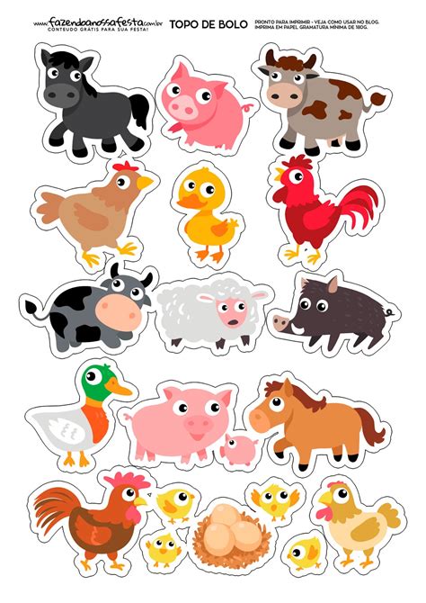 Free Printable Farm Animal Cutouts Free Printable A T