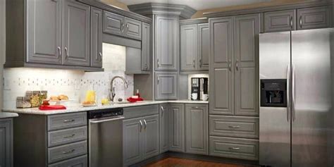 Meet your house guests in the most charming way. Image result for gray stain maple cabinets | Kitchen ...