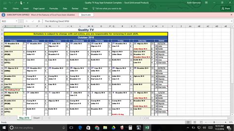 Creating A Work Schedule With Excel Step By Step Guide Ionos Photos