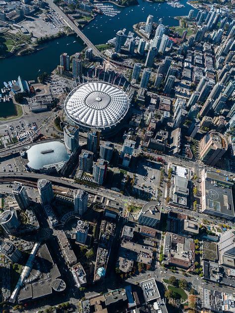 Overflightstock Bc Place Stadium Vancouver Aerial Stock Photo