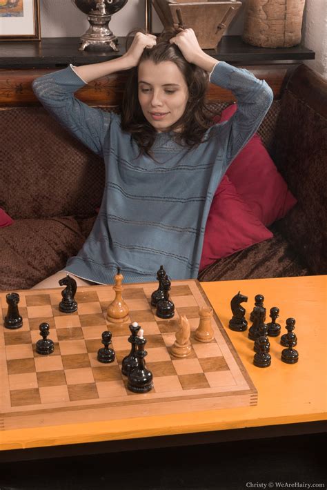 Christy Strips Naked After Losing A Game Of Chess Hairymania Com