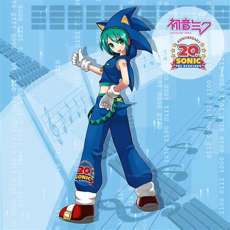 Sonic Miku By Qrullgx13 On Deviantart Miku Hatsune Miku Sonic The Movie