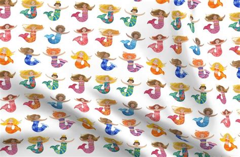 Mermaids Spoonflower