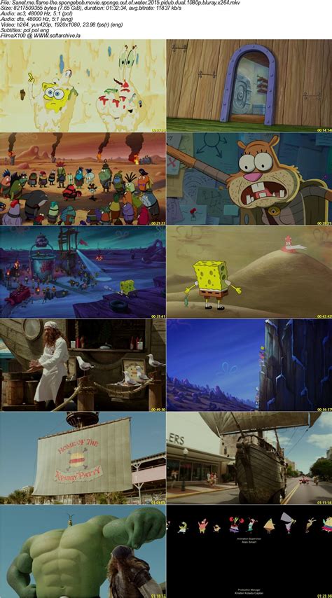 Download The Spongebob Movie Sponge Out Of Water 2015 Pldub Dual 1080p