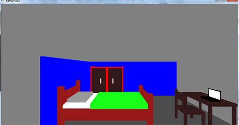 Sekolah Inf Projek Animasi 3d Interior Rumah Dengan Opengl Dengan C