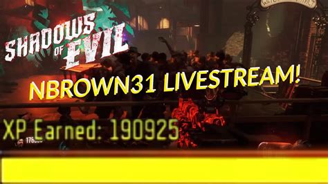 Cod Bo3 Zombies Shadow Of Evil Livestreaming Nbrown31 Youtube