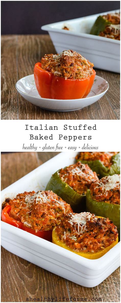 Italian Stuffed Peppers Recipe Stuffed Peppers Italian Stuffed