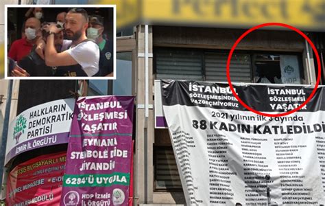 HDP İzmir il binasına provokatif saldırı genç kadın öldürüldü