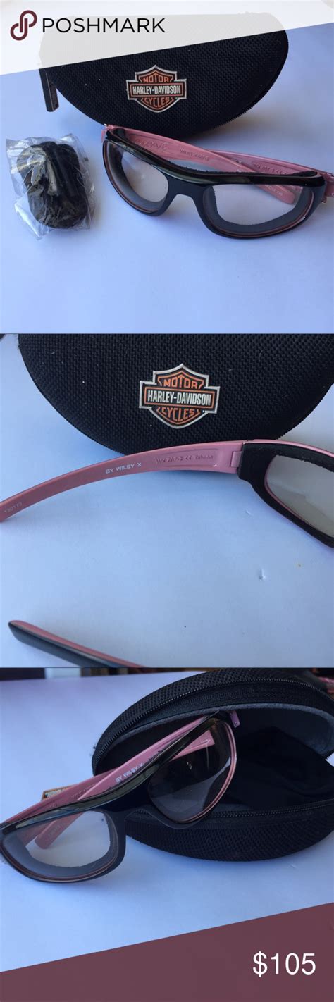 My wife and me are beginning to use harley half helmets. GENTLY USED! • Pink Harley riding sunglasses • LADIES BABY ...
