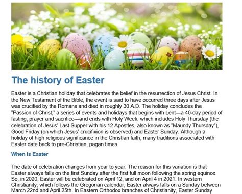English Home Learning History Of Easter Teaching Resources