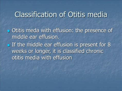 Ppt Otitis Media With Effusion Powerpoint Presentation Free Download