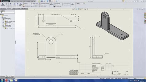 Solidworks Tutorial Create Parts Drawing Assemblies Part312 Youtube