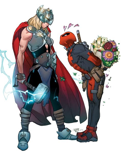 Thor 1 2014 Thor And Deadpool Variant Marvel Comic Universe