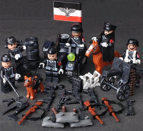 Germany Soldiers Minifigures Ww2 Military Sets Lego Compatible Toys