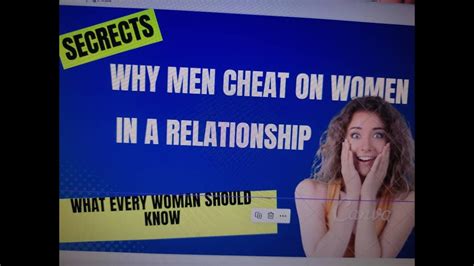why men cheat on women in relationship youtube