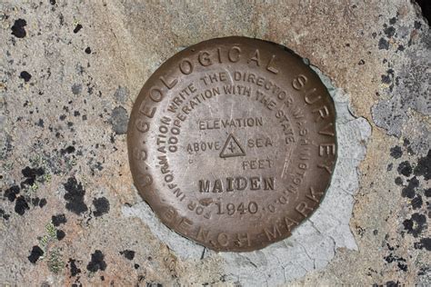Used as a reference point in surveying. Survey marker | Wiki | Everipedia