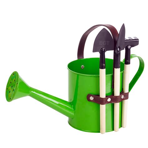 Mini Indoor Outdoor Metal Watering Can Bucket 3 Gardening Flower Pot