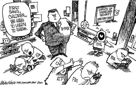 Homeland Security Mike Keefe Political Cartoon 10072001