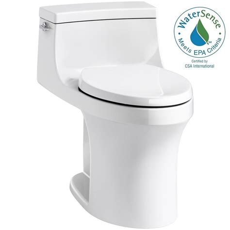 Explore bathroom toilets, commode and sanitary fittings online. KOHLER San Souci 1-piece 1.28 GPF Single Flush Elongated ...