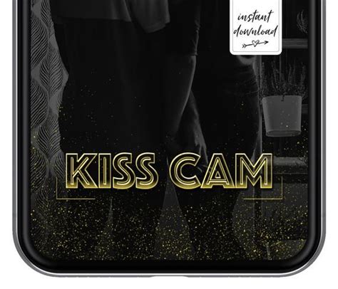 Instant Download Kiss Cam Filter Snapchat Valentines Day Geofilter