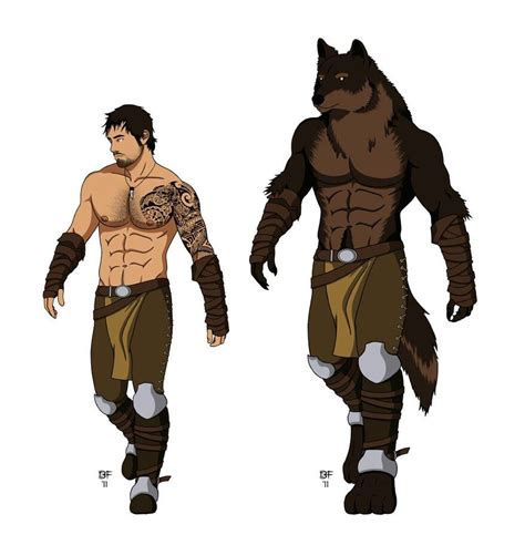 Werewolf Fantasy Character Design Concept Art Characters Werewolf Art
